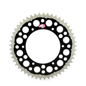 Renthal Kawasaki KDX KLX KX KXF 125cc-500cc Twin Ring Black Rear Sprocket