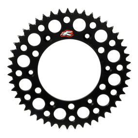 Renthal Kawasaki KDX KLX KX KXF 125cc-500cc Ultralite Alloy Black Rear Sprocket