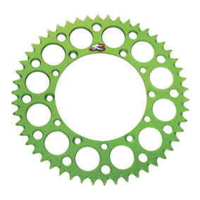 Renthal Kawasaki KDX KLX KX KXF 125cc-500cc Ultralite Alloy Green Rear Sprocket