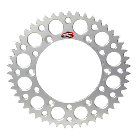 Renthal Suzuki RM / RMZ / RMX / DRZ Ultralight Alloy Silver Rear Sprocket