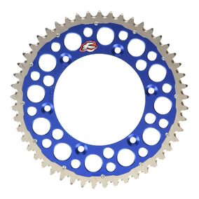 Renthal Yamaha 125 - 450cc Twin Ring Blue Rear Sprocket