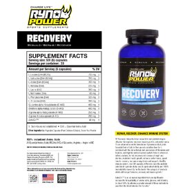 Recovery Capsules Ryno Power 200 Capsules