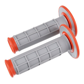 Renthal Dual Compound Half Waffle Orange / Grey Grips