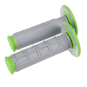 Renthal Dual Compound Half Waffle Green Grips