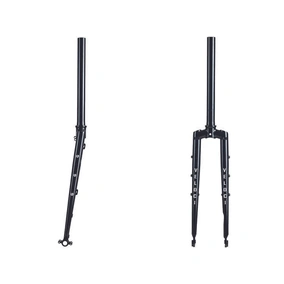 VELOCI No.02 CR-MO Steel Fork, Gloss Black