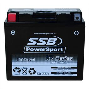 SSB Powersport XR Series High Performance AGM 12V 1AH Battery