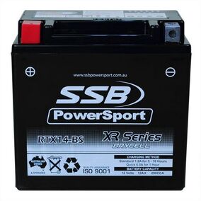 SSB Powersport XR Series High Performance AGM 12V 12AH Battery