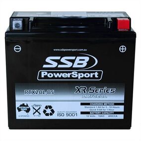 SSB Powersport XR Series High Performance AGM 12V 18AH Battery