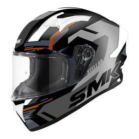STELLAR HELMET K POWER BLK GRY ORA XS