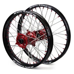 SM Pro Platinum Gas Gas Black/Red Wheel Set
