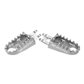 Scar Racing Yamaha YZ/YZF/WRF/YZFX/YZX Silver Standard Footpegs