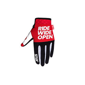 STUX MOTO Gloves Adult Biz - Red Ride Wide Open