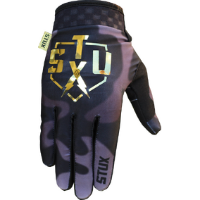 STUX MOTO Gloves Adult Effect - Camo Gold