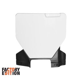 RTech Husqvarna TC 125/250 FC 250/350/450 TX300 FX 350/450 23-24 Factory White/Black Number Plate