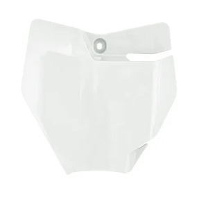 RTech Gas Gas MC50 21-23 KTM 50SX 16-23 White Front Number Plate