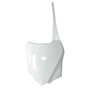 RTech RTech Kawasaki KX85 14-25 KX112 22-ON KX100 17-21 White Front Number Plate