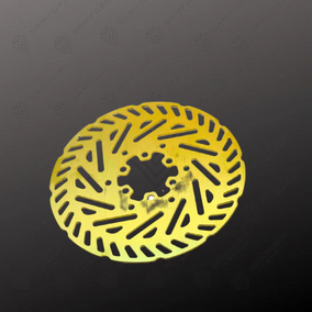 Brake Disc Rotor - Gold