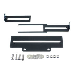 WHITES NUMBER PLATE BRACKET BLACK