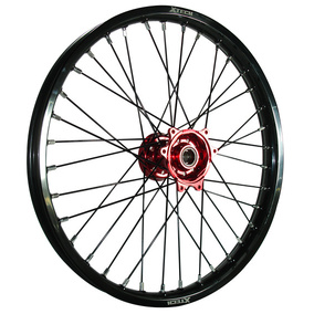 X-TECH Honda CR/CRF/X Rear Rim (Black Rim with Red Hub)