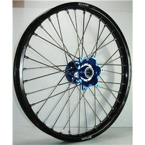 X-TECH KTM Gas Gas Husqvarna MX/Enduro Front Rim (Black with Blue Hub)