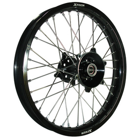 X-TECH KTM 85 SX Husqvarna TC85 Gas Gas MC85 Rear Rim (Black with Black Hub)