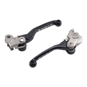 Zeta Honda CRF250R 07-26 CRF250RX 19-26 CRF450R 07-20 CRF450RX 17-20 Pivot Brake & Clutch Lever Set FP - Black