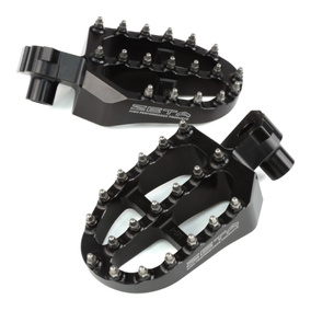 Zeta Yamaha Aluminium Foot Pegs - Black YZF250-450 YZ125-250 