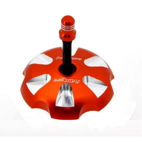 MX Pro KTM SX/SXF 13-24 Orange Alloy Fuel Cap and Breather Vent