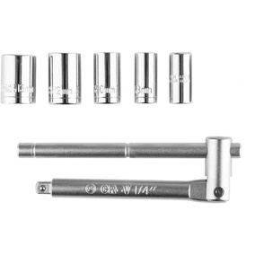 NAC Tools Mini T-Handle Folding Set 1/4" Drive