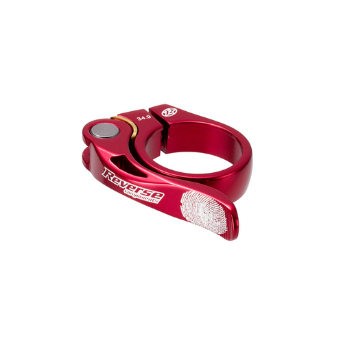 Seat Clamp Long Life 34.9mm Red