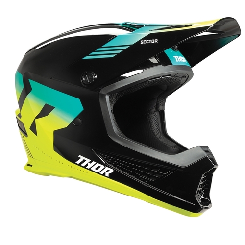 THOR MX HELMET SECTOR 2 CARV BK/AC 2XL