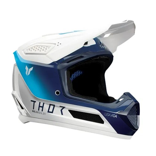 THOR HELMET FLEET STORM WHITE/NAVY [size: XL]
