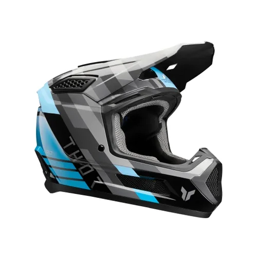 THOR S27 HELMET MX FLEET CAMBER BLACK/TEAL 