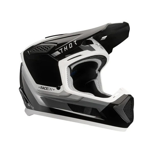 THOR S27 HELMET MX FLEET DEFY BLACK/WHITE 