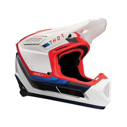 THOR S27 HELMET MX FLEET DEFY WHITE/RED/BLUE 