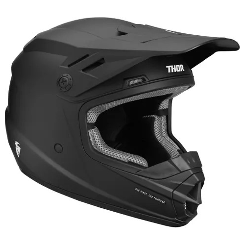 Thor MX Sector Matte Black Youth Helmet Size M