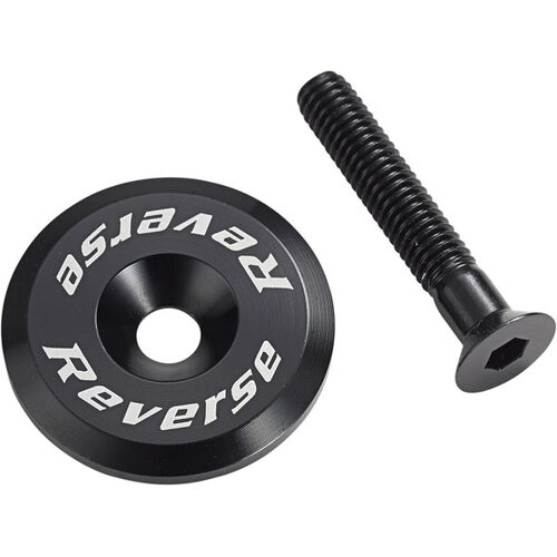 Stem Cap with screw Black