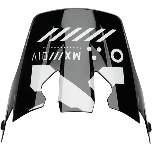 THOR MX REFLEX SPORT COMPOSITE STRIKE HELMET VISOR BLACK/RED