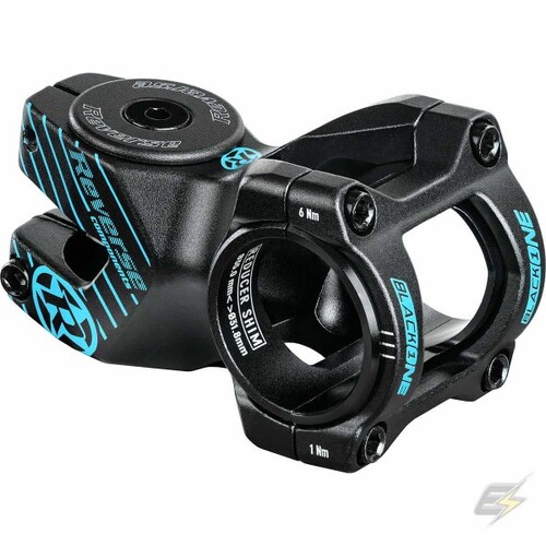 Steering Stem Black One D2 50mm / 31.8mm / 35mm Black / Lt BLue