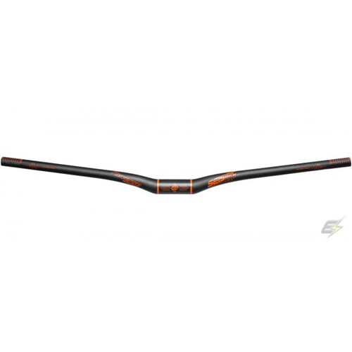 Handlebar Seismic 810mm / 35mm / 25mm Matt Black Orange