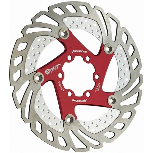 Brake Disc Rotor AirCon 160mm Red