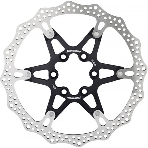Brake Disc Rotor AL/Steel 160mm Black