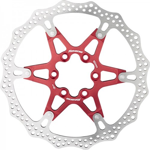 Brake Disc Rotor AL/Steel 160mm Red