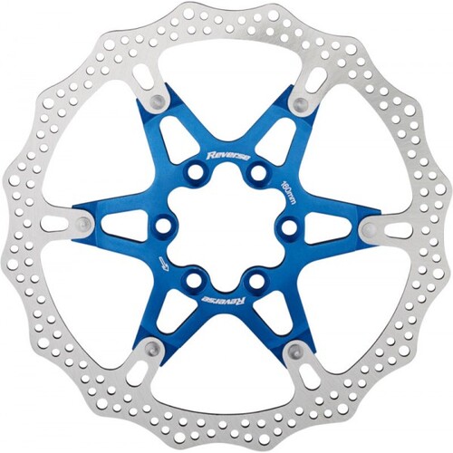Brake Disc Rotor AL/Steel 160mm Blue