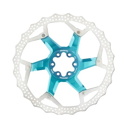 Brake Disc Rotor AL/Steel 200mm Lt Blue
