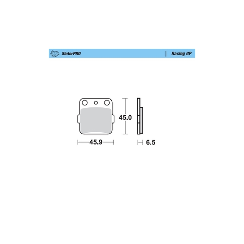 BRAKE PADS MOTO MASTER RACING GP FRONT AND REAR