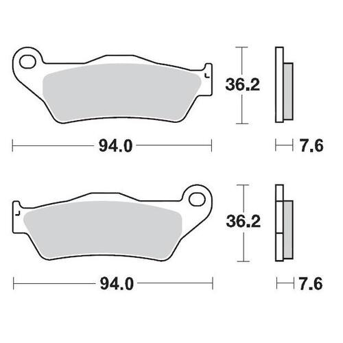 Moto-Master Gas Gas Husaberg Husqvarna TM Racing KTM SinterPRO Racing Front Brake Pads