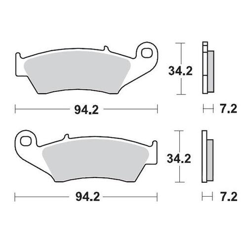 Moto Master Aprila Beta Gas Gas Honda Kawasaki Suzuki Yamaha Sinter Pro Racing GP Front Brake Pads