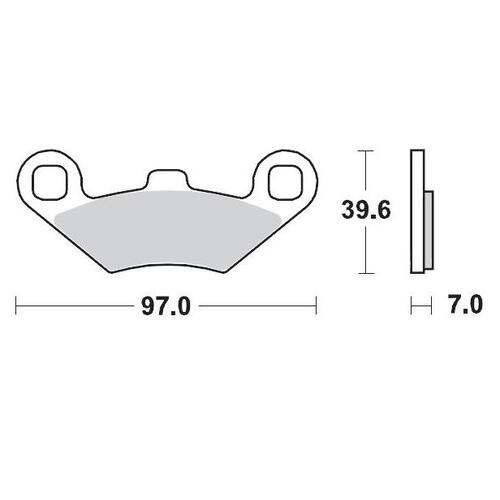 Moto Master Polaris Brake Pads