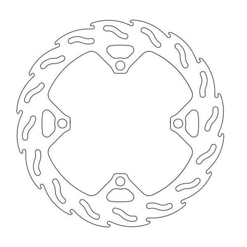 Moto-Master Kawasaki KX125/250 03-08 KXF250 04-18 KXF450 06-18 Flame Series Rear Brake Disc
